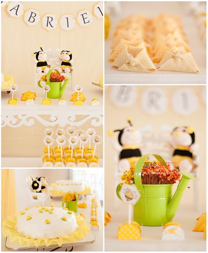 蜜蜂主题生日party