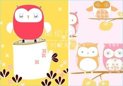 yumiyumi modern owl prints