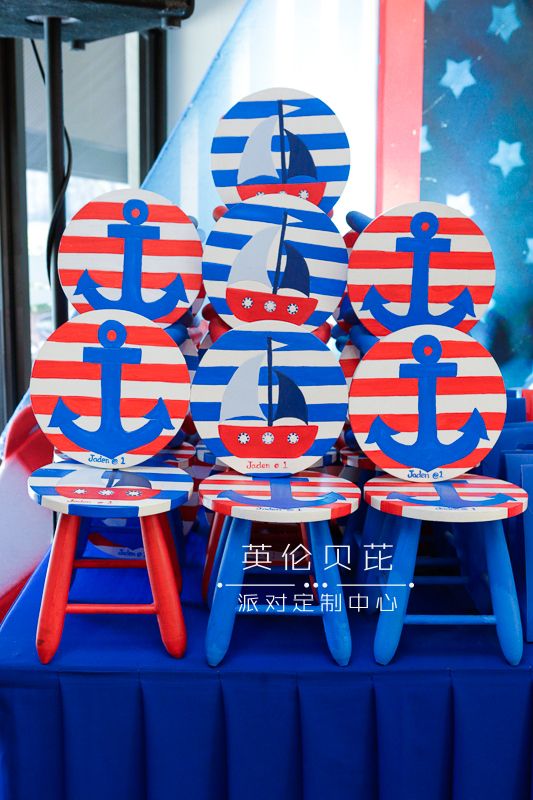 Nautical Themed Birthday Party - 22