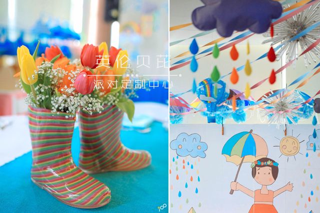 Happy Clouds and Raindrops Party - 06