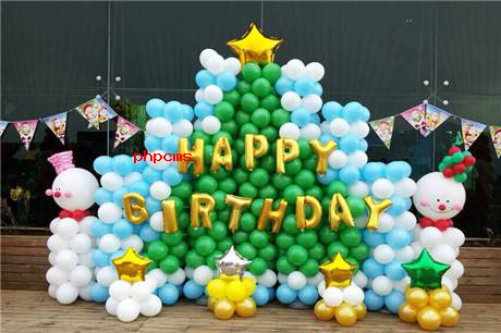 上海儿童生日以孩子的名义进行特色的布置