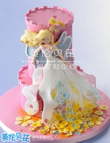 花仙子生日蛋糕图片大全