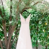 白绿色系花园婚礼布置