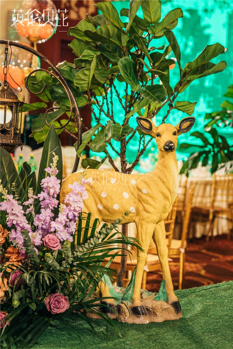 超治愈森系动物周岁宴会