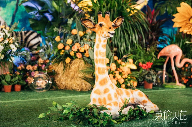 超治愈森系动物周岁宴会